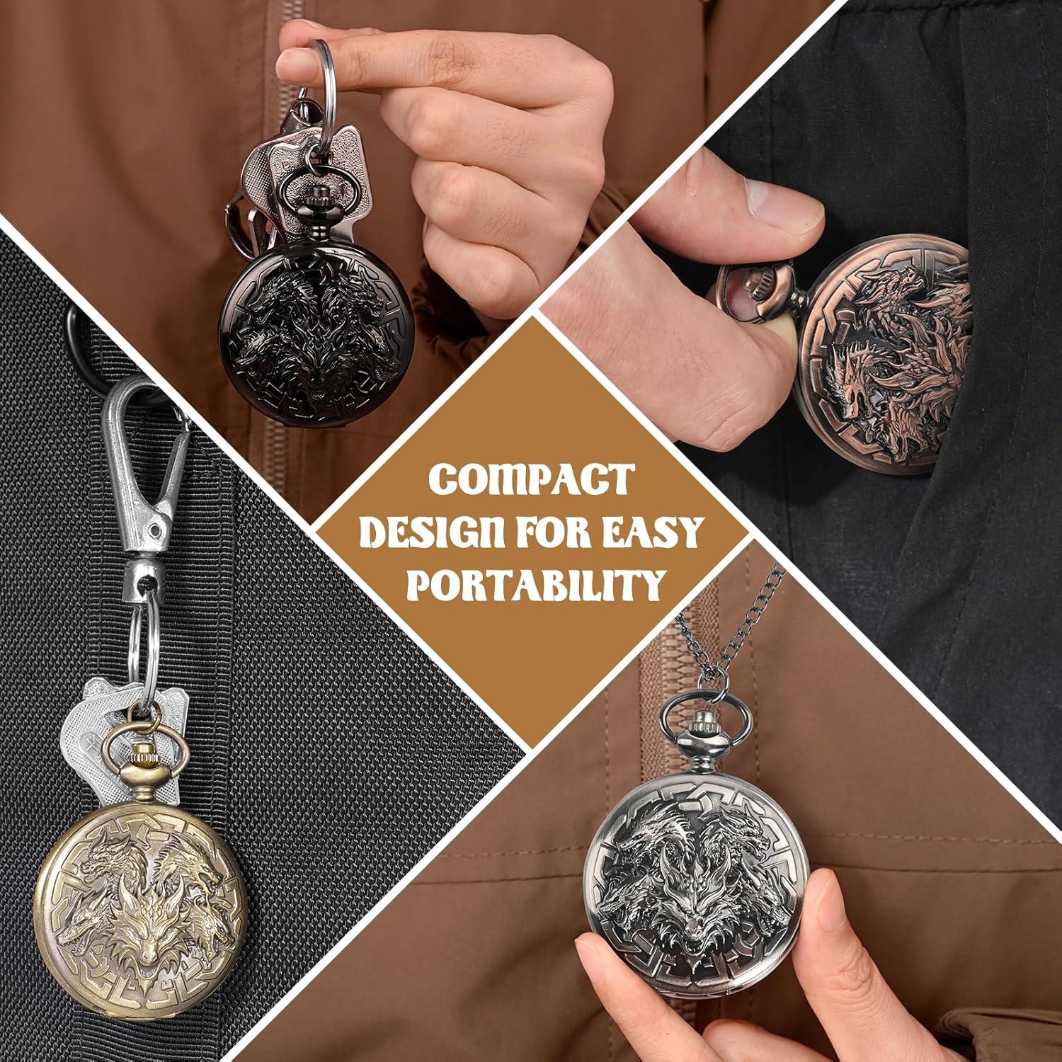 Juego de Dados D&D Banloga 7PCS Metal con Estuche Dragón