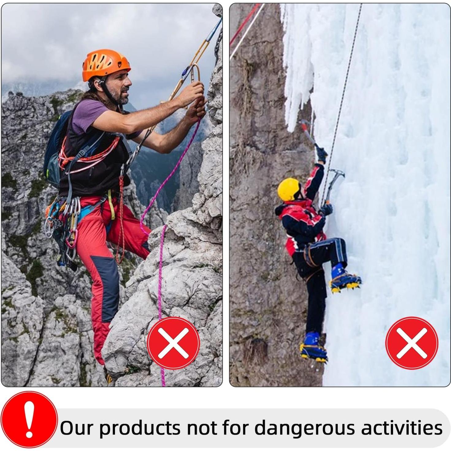 Cuerda de Bandera DKHDBD 30.48m Nylon 6.35mm con 4 Ganchos