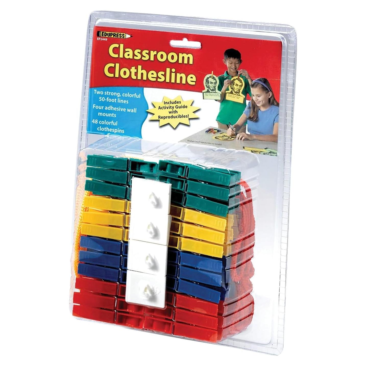 Cuerda de Ropa para Aula Edupress 15.24 m Multicolor