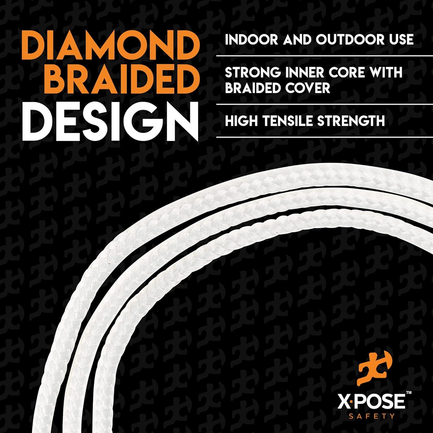 Cuerda Trenzada de Polipropileno Xpose Safety 182.88m Blanca