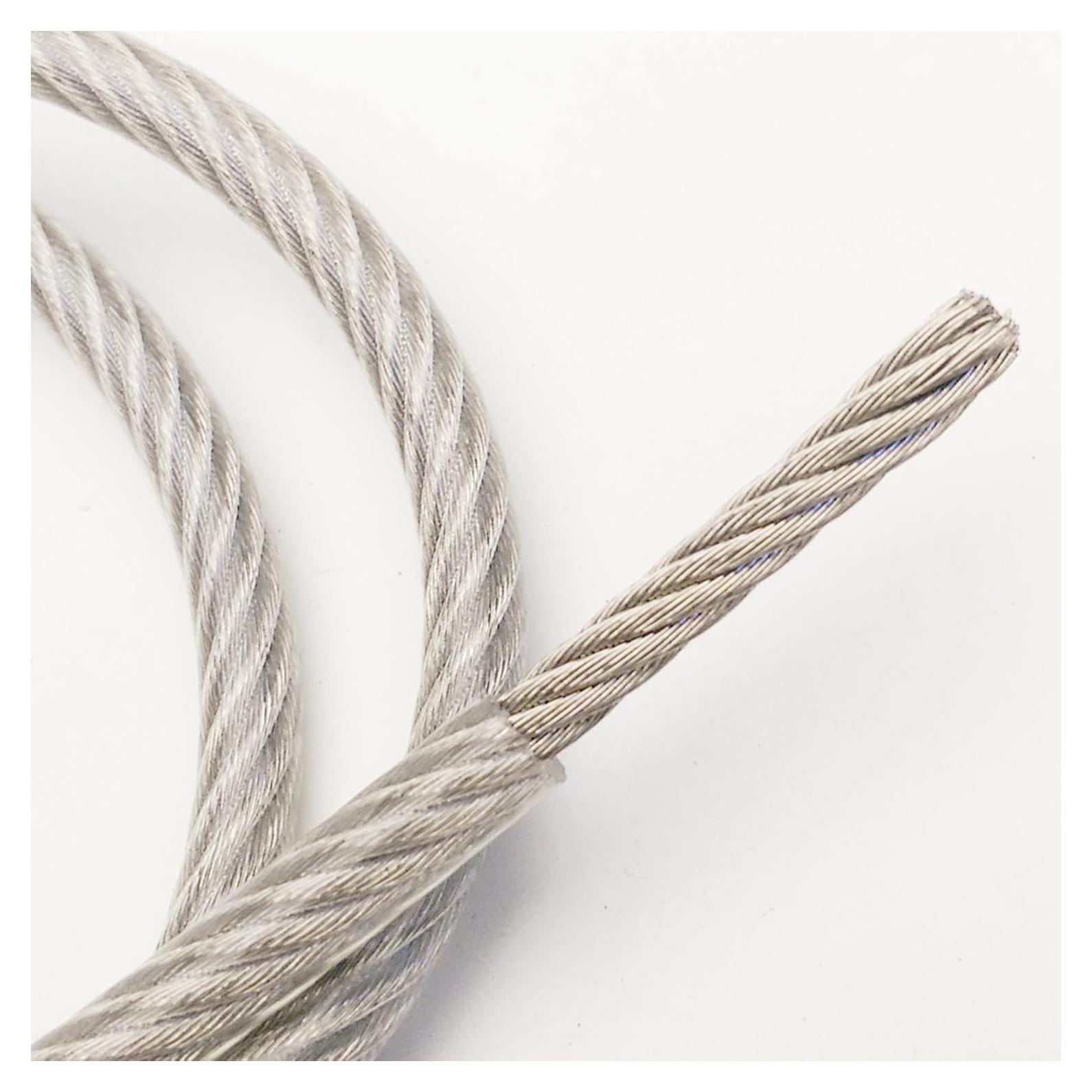 Cable de Acero Galvanizado 2.13m PSI 1/4" Recubierto Vinilo