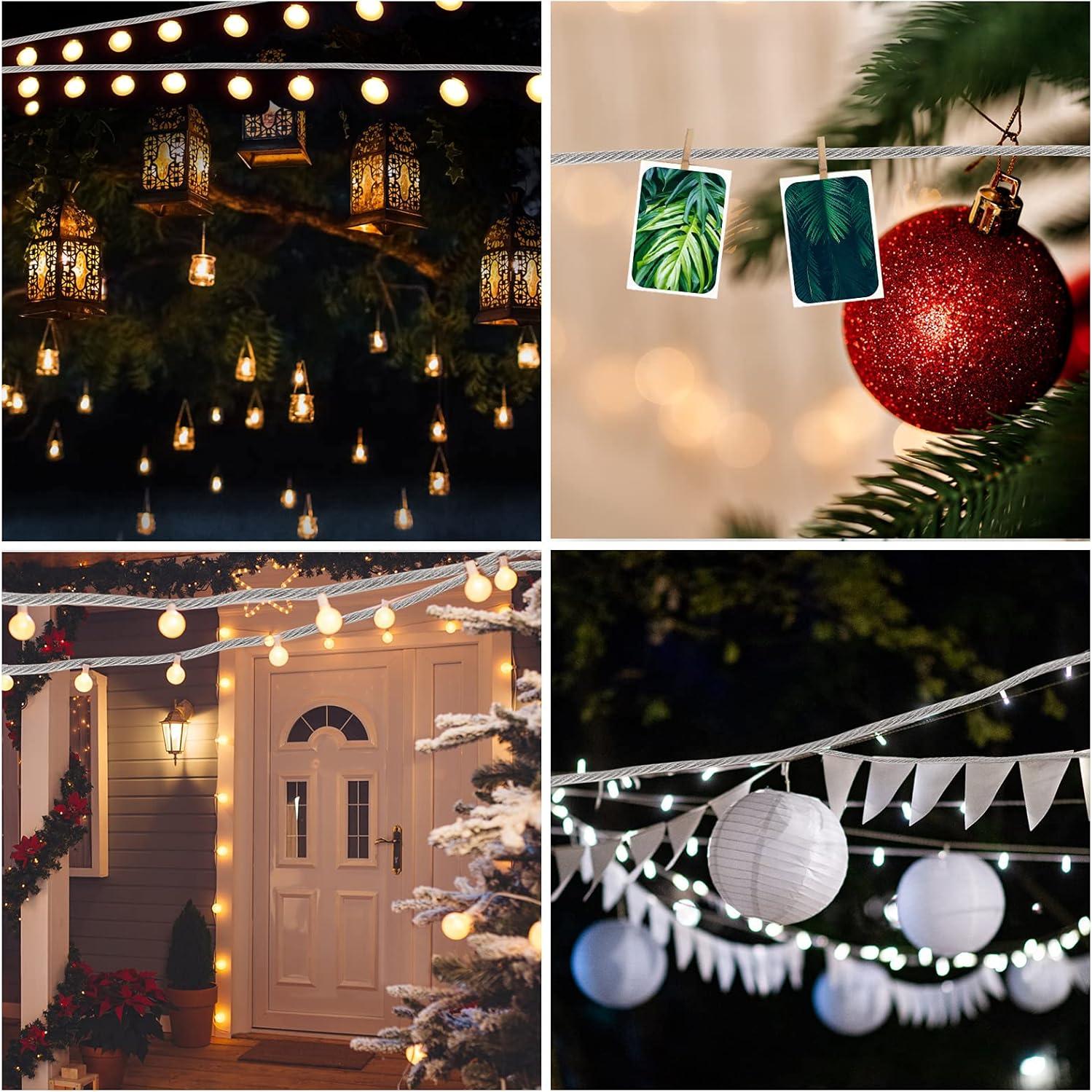 Cuerda para Ropa Portátil Skysunny 6m Acero Inoxidable Resistente