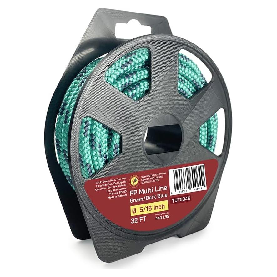 Cuerda de Utilidad 8 mm x 9.75 m GOLDEN COCK Trenzado Diamante