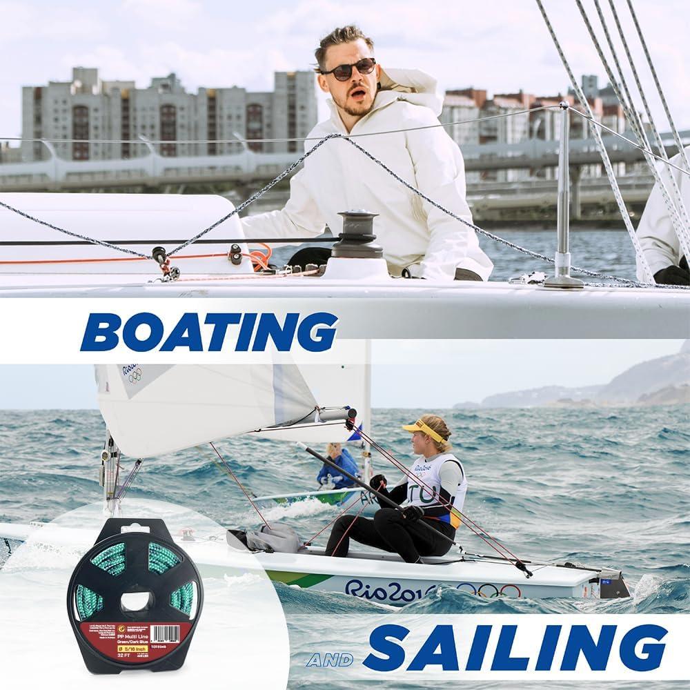 Cuerda de Utilidad 8 mm x 9.75 m GOLDEN COCK Trenzado Diamante