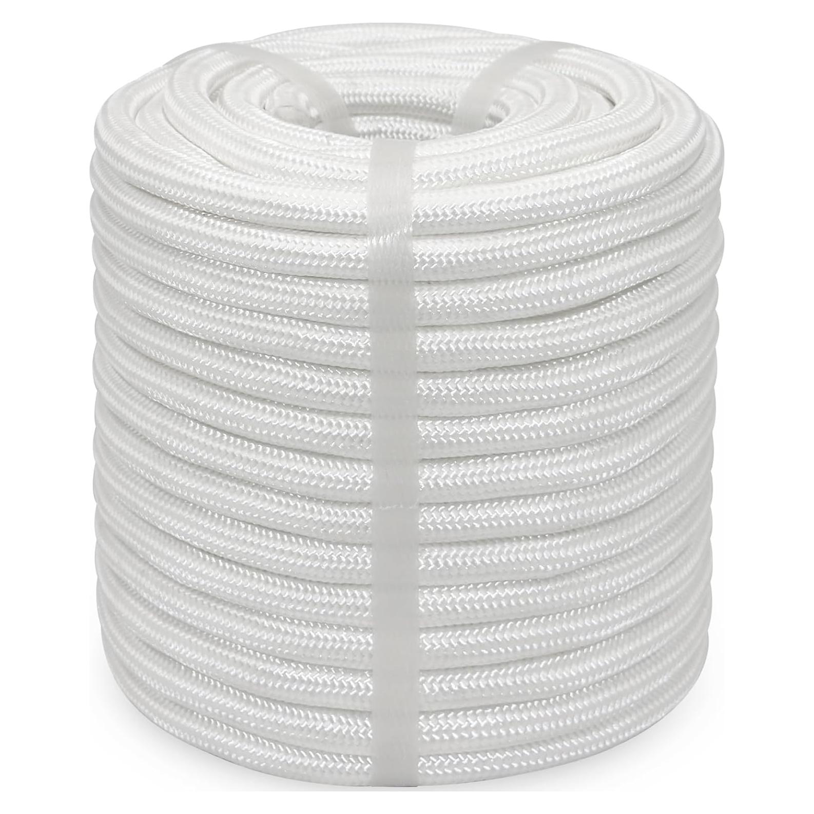 Cuerda de poliéster trenzada BONSINY 30.48m 0.965cm blanca