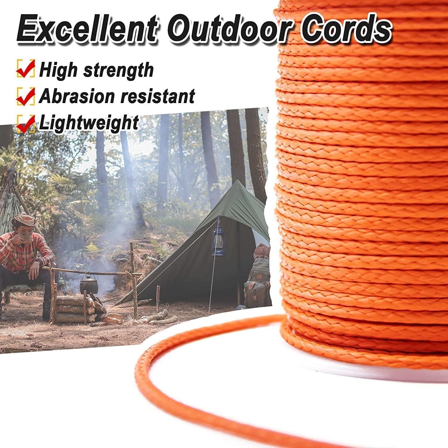 Cuerda Trenzada UHMWPE 9KM DWLIFE 1.6mm 30.48m 340kg Roja