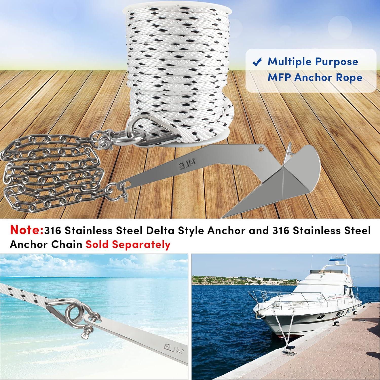 Cuerda de Ancla VEITHI 15.24 m x 0.95 cm Polipropileno