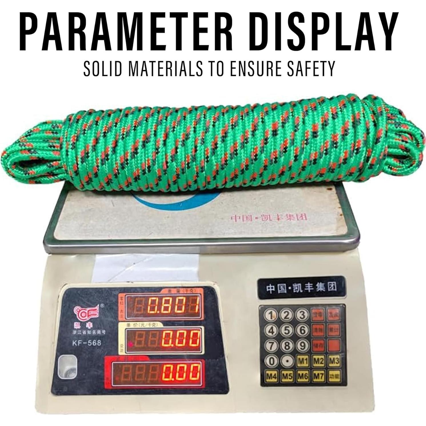 Cuerda Trenzada de Polipropileno GIAHAND 1 cm 30.48 m Verde