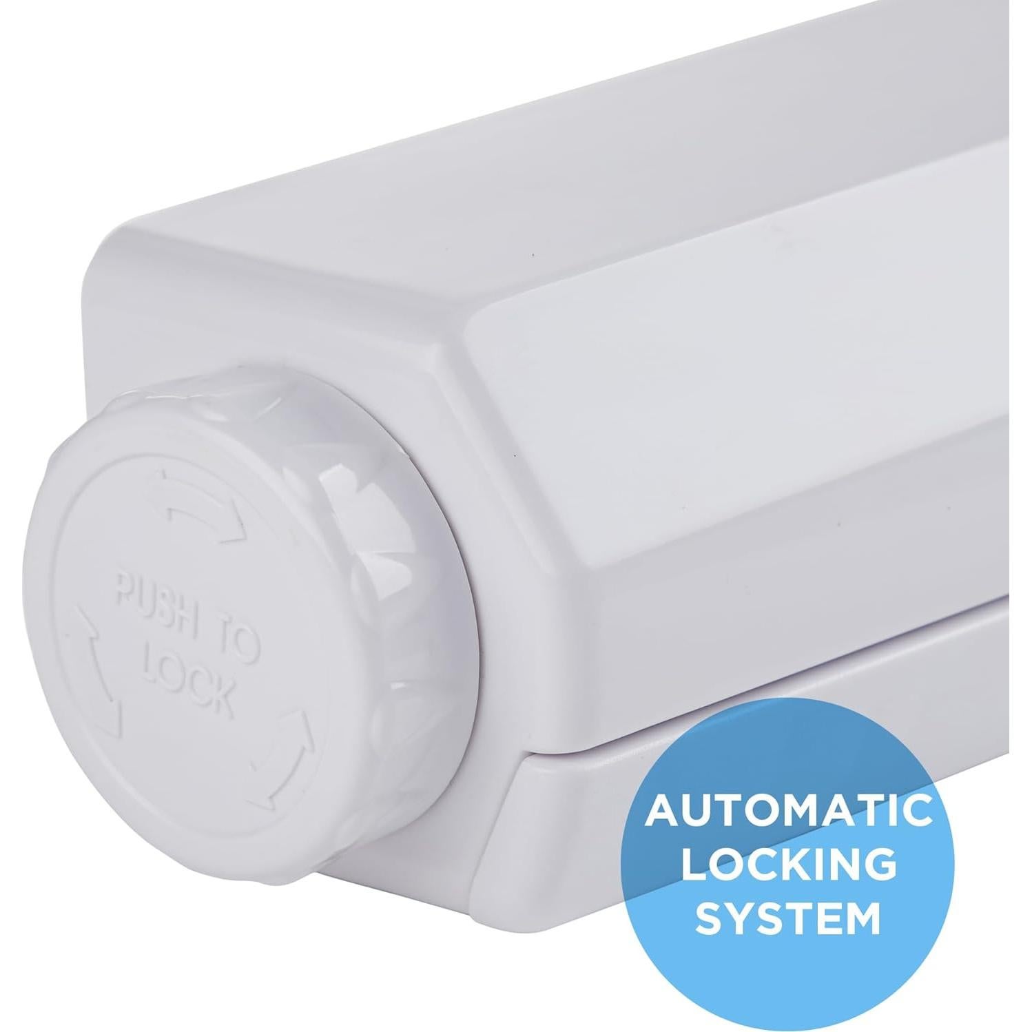 Cuerda de Secado Retráctil Minky Homecare 21.95m Blanca