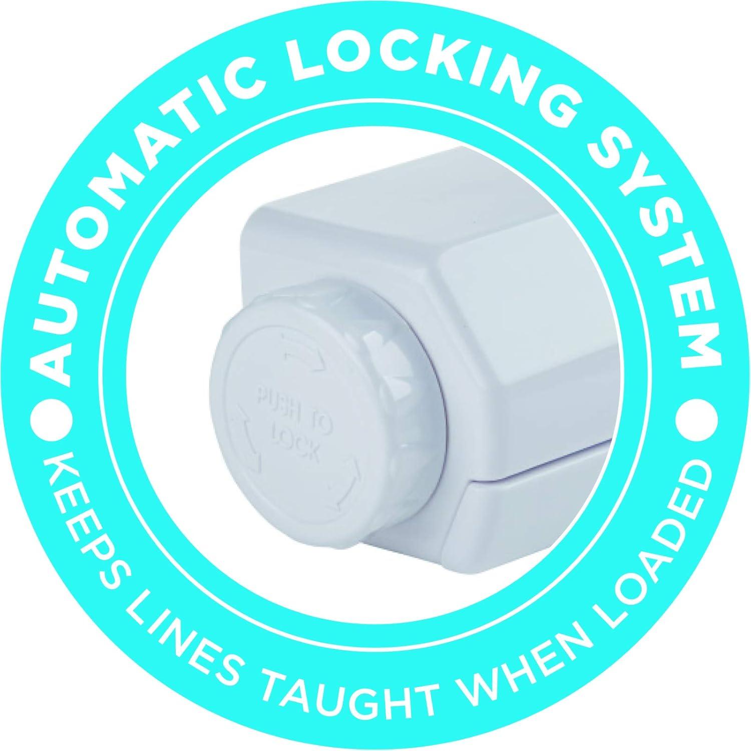 Cuerda de Secado Retráctil Minky Homecare 21.95m Blanca