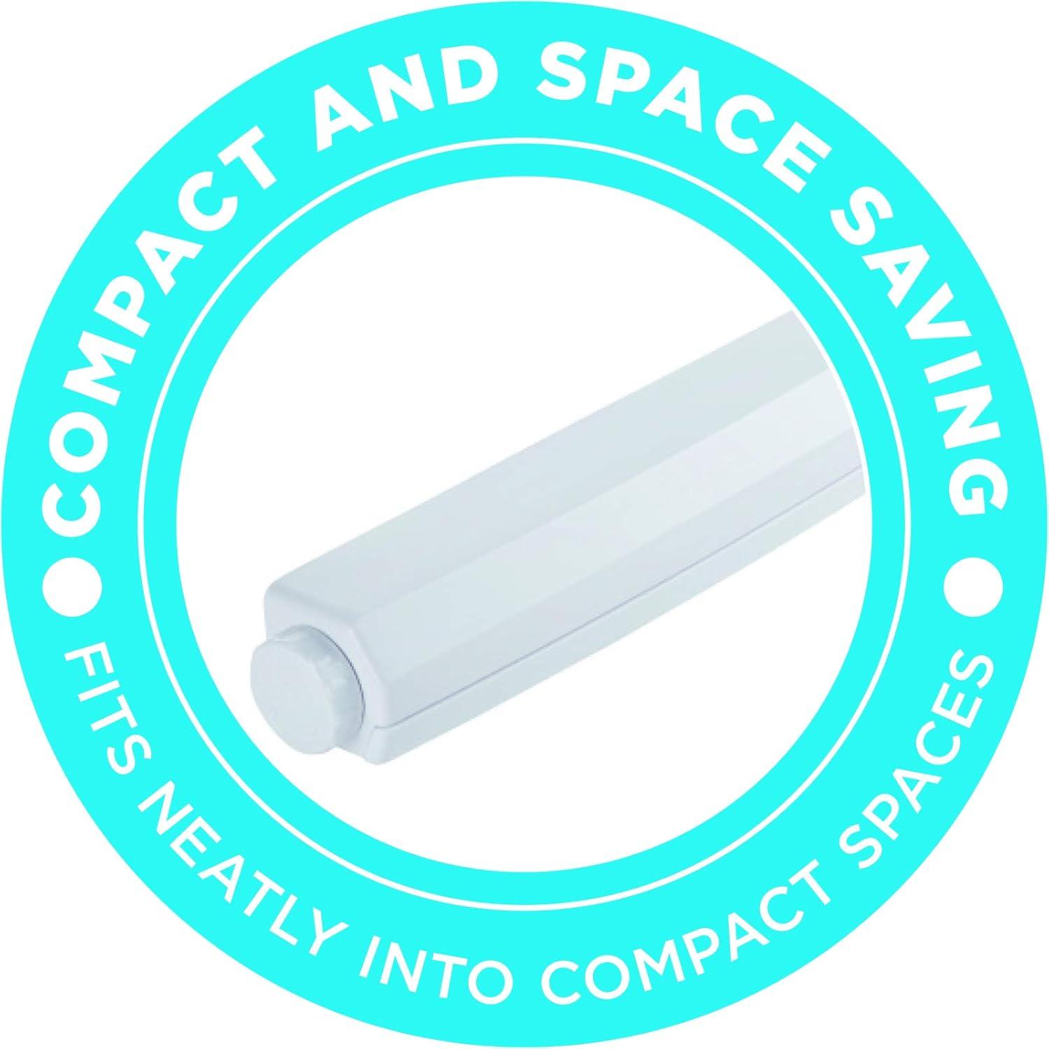 Cuerda de Secado Retráctil Minky Homecare 21.95m Blanca