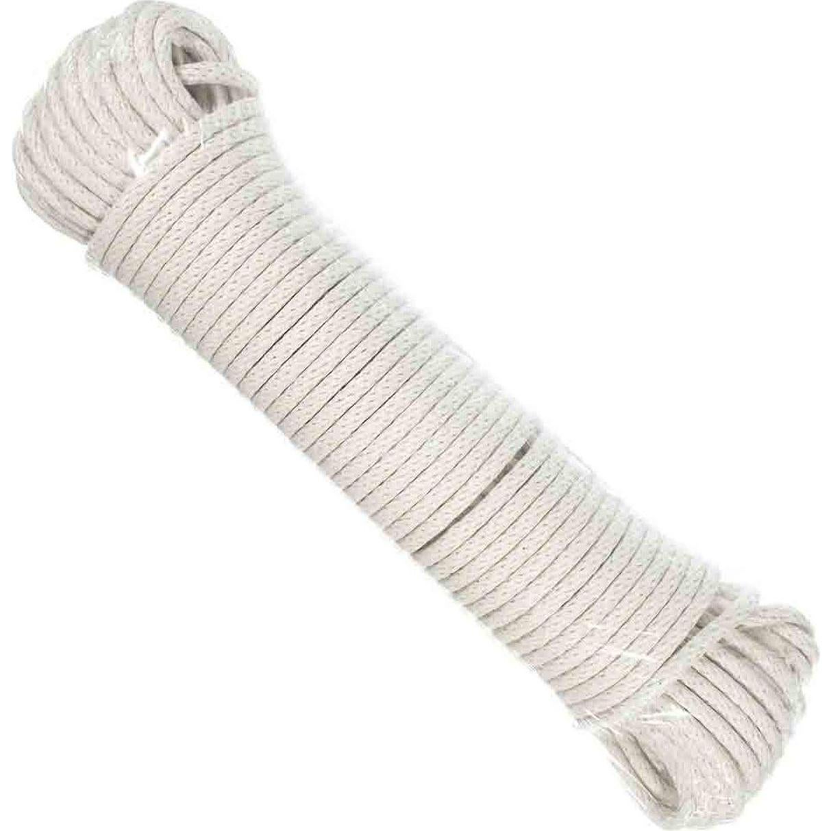 Cuerda Sash #8 30.48m Algodón Natural GREAT WHITE