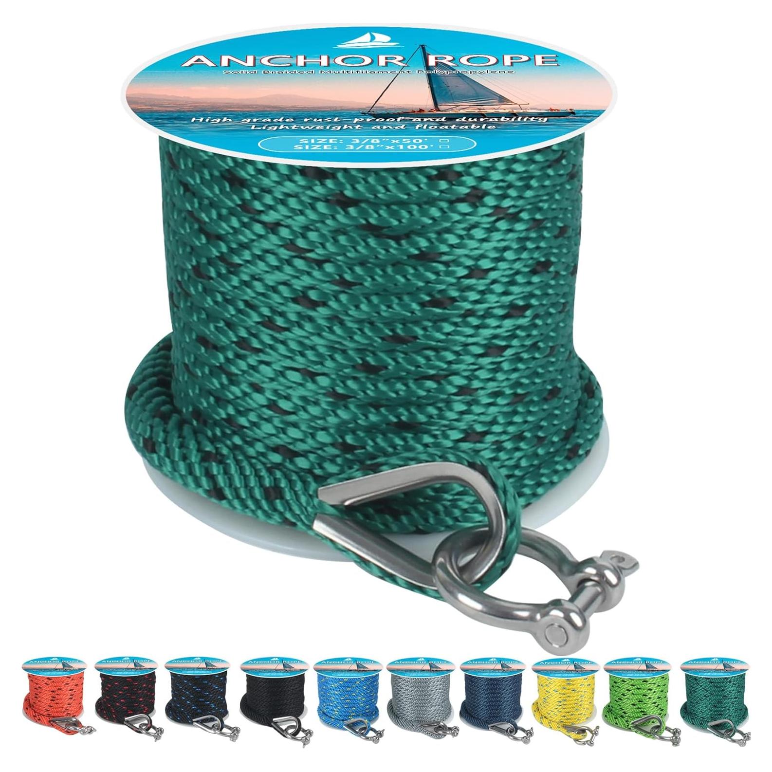 Cuerda de Ancla WTMore 15.24 m x 0.95 cm Polipropileno