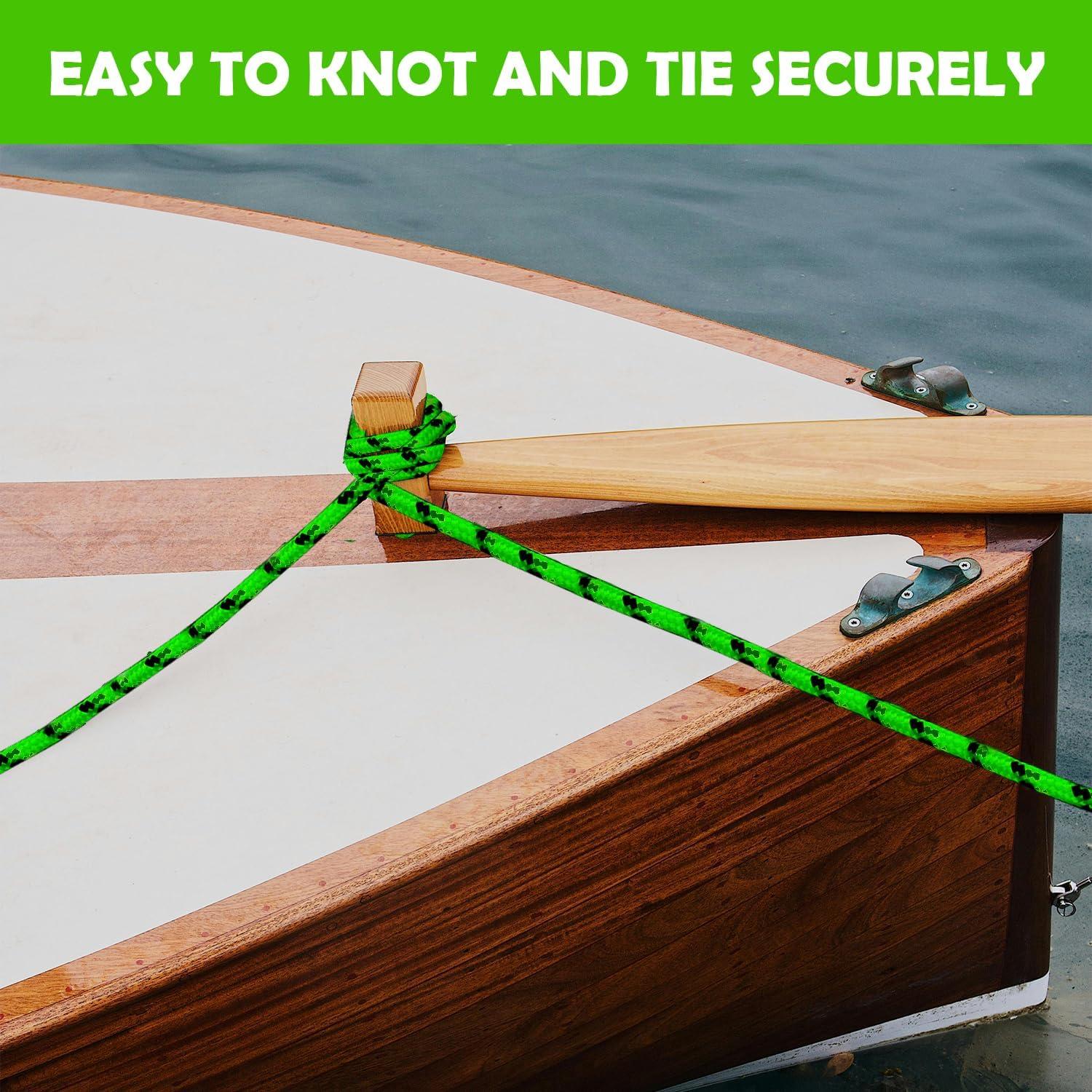 Cuerda Trenzada de Polipropileno D-Unique 3/8" x 30.48 m Verde-Multicolor