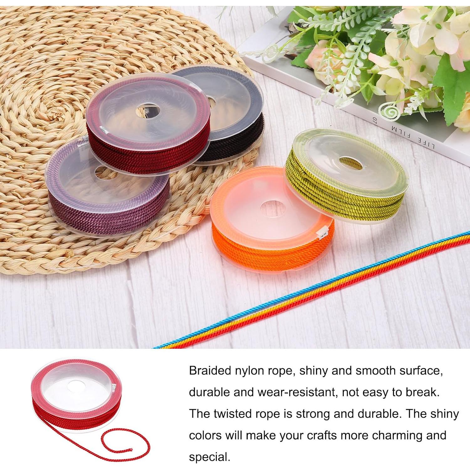 Cuerda Trenzada de Nylon Rebower 3mm x 7m Color Rojo