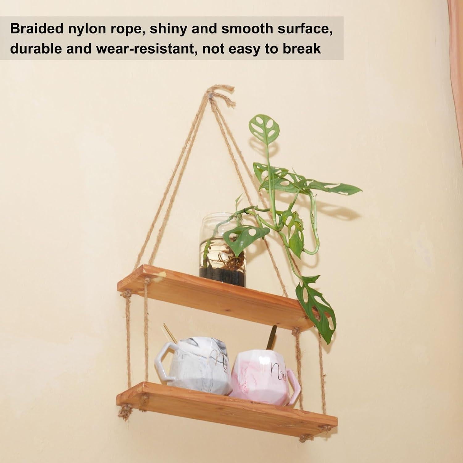 Cuerda Trenzada de Nylon Rebower 3mm x 7m Color Rojo