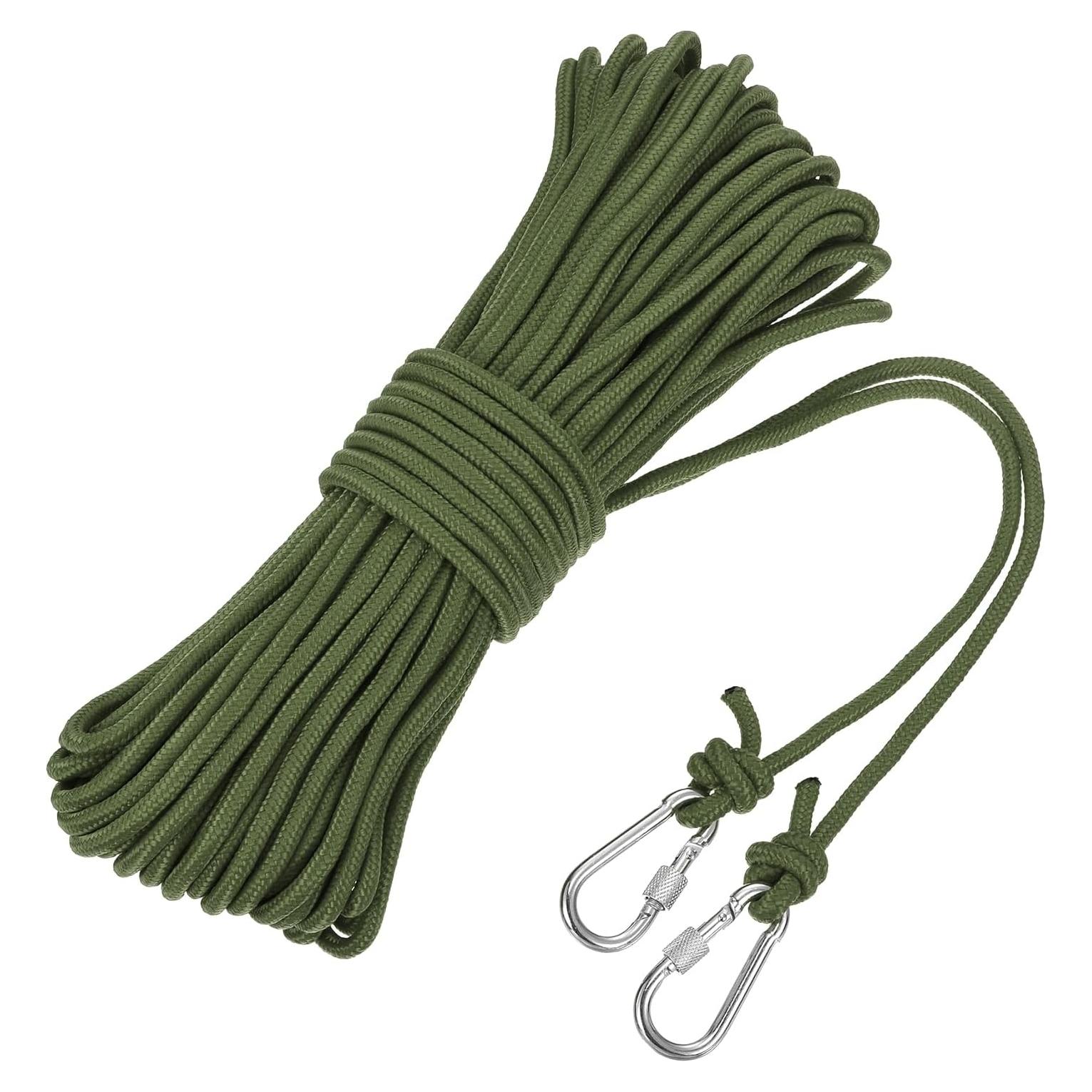 Cuerda de Anclaje Polipropileno Trenzada MECCANIXITY 30m 6mm Verde