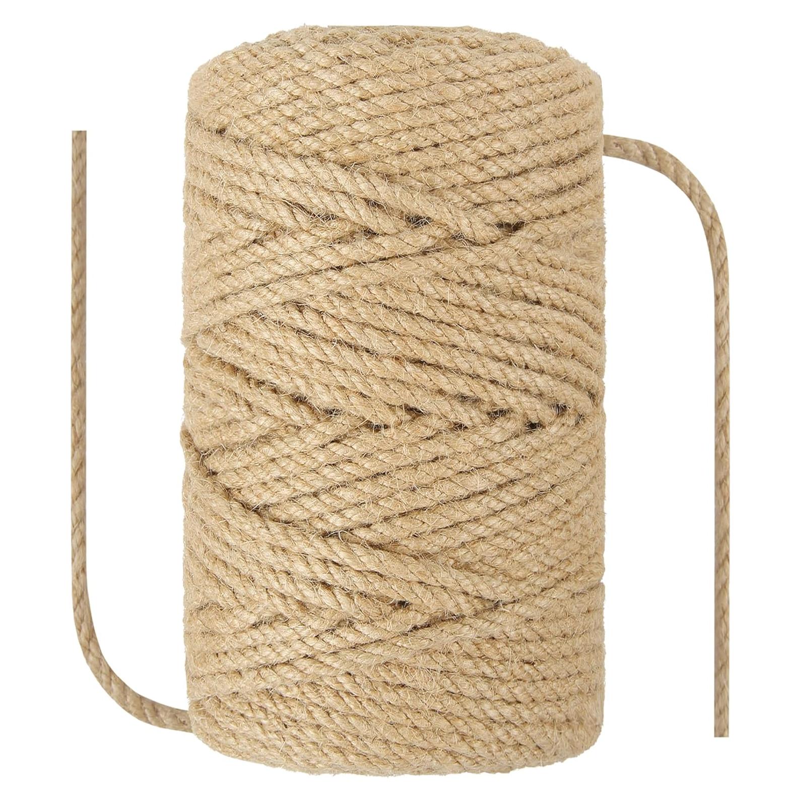 Cuerda de Sisal Natural 5mm x 100m para Rascador de Gato