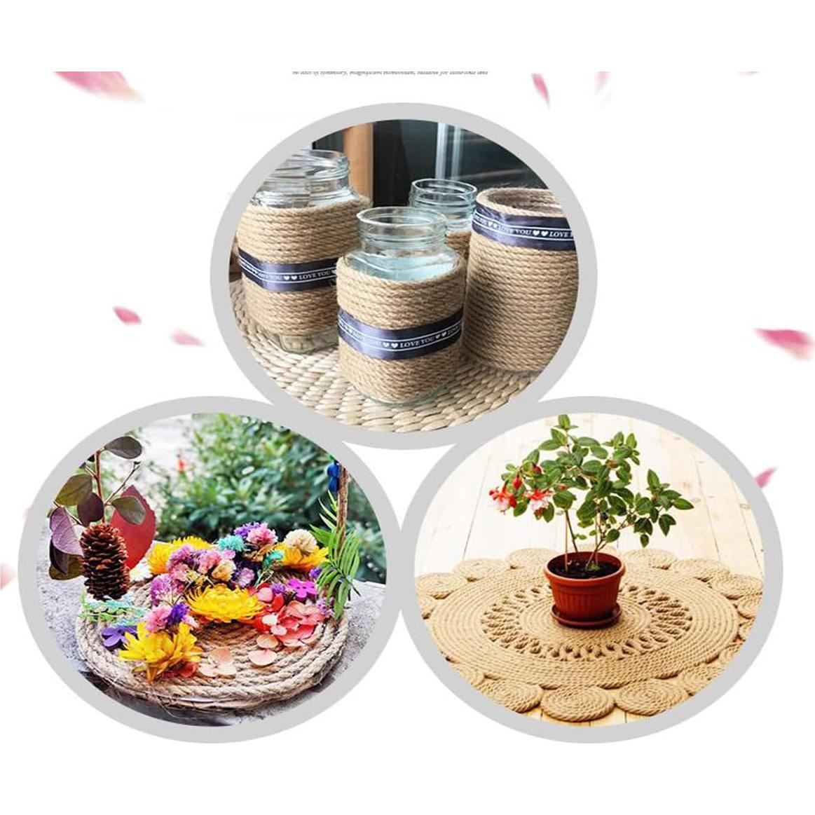 Cuerda de Sisal Natural 5mm x 100m para Rascador de Gato