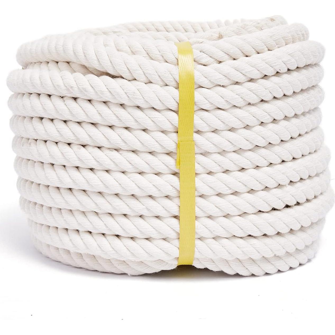 Cuerda de Algodón Natural 1.9 cm x 30.5 m XINSHUNCAN