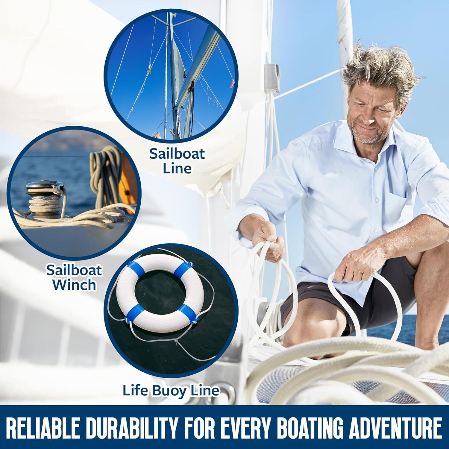 Cuerda de Nylon Trenzada MeasuPro 3/16" x 30.48m Multiusos