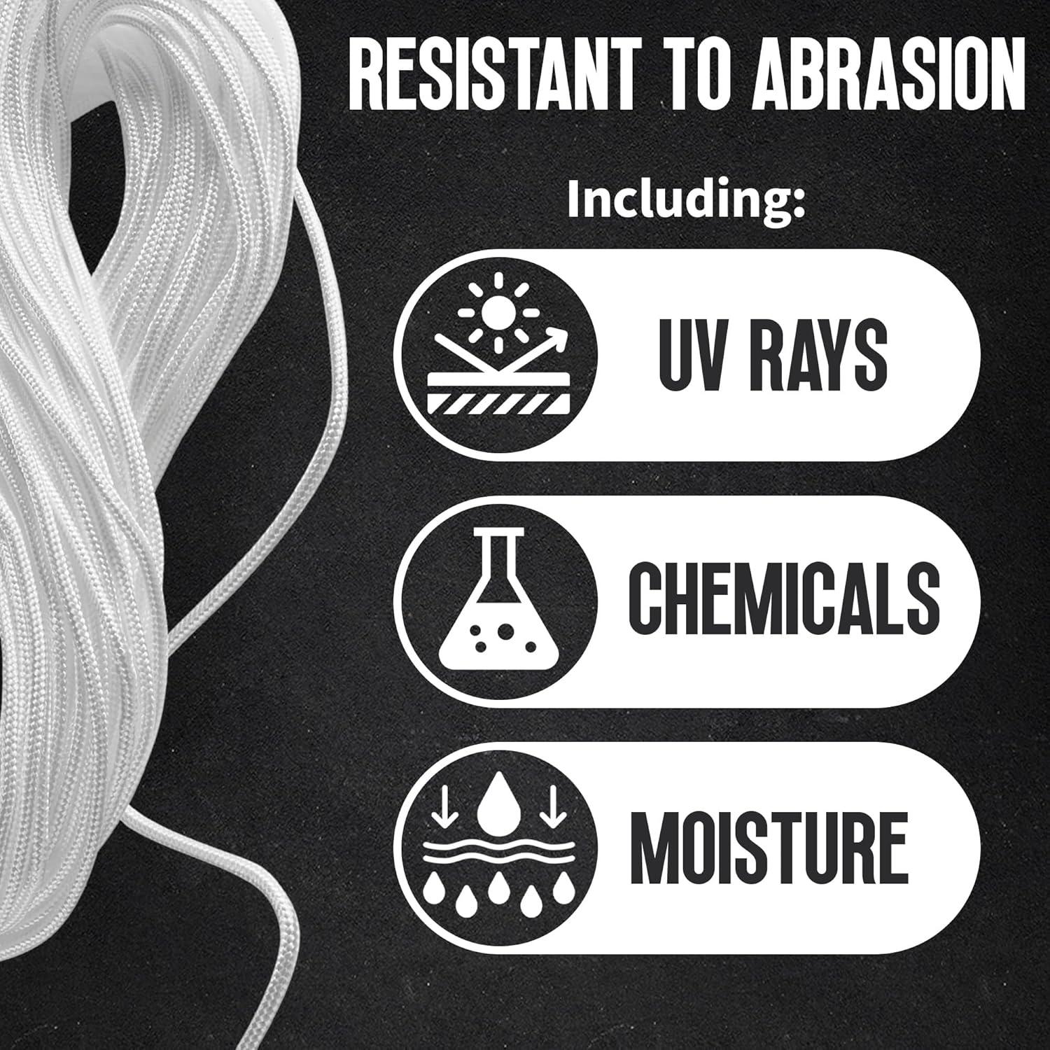 Cuerda de Nylon Trenzada MeasuPro 3/16" x 30.48m Multiusos