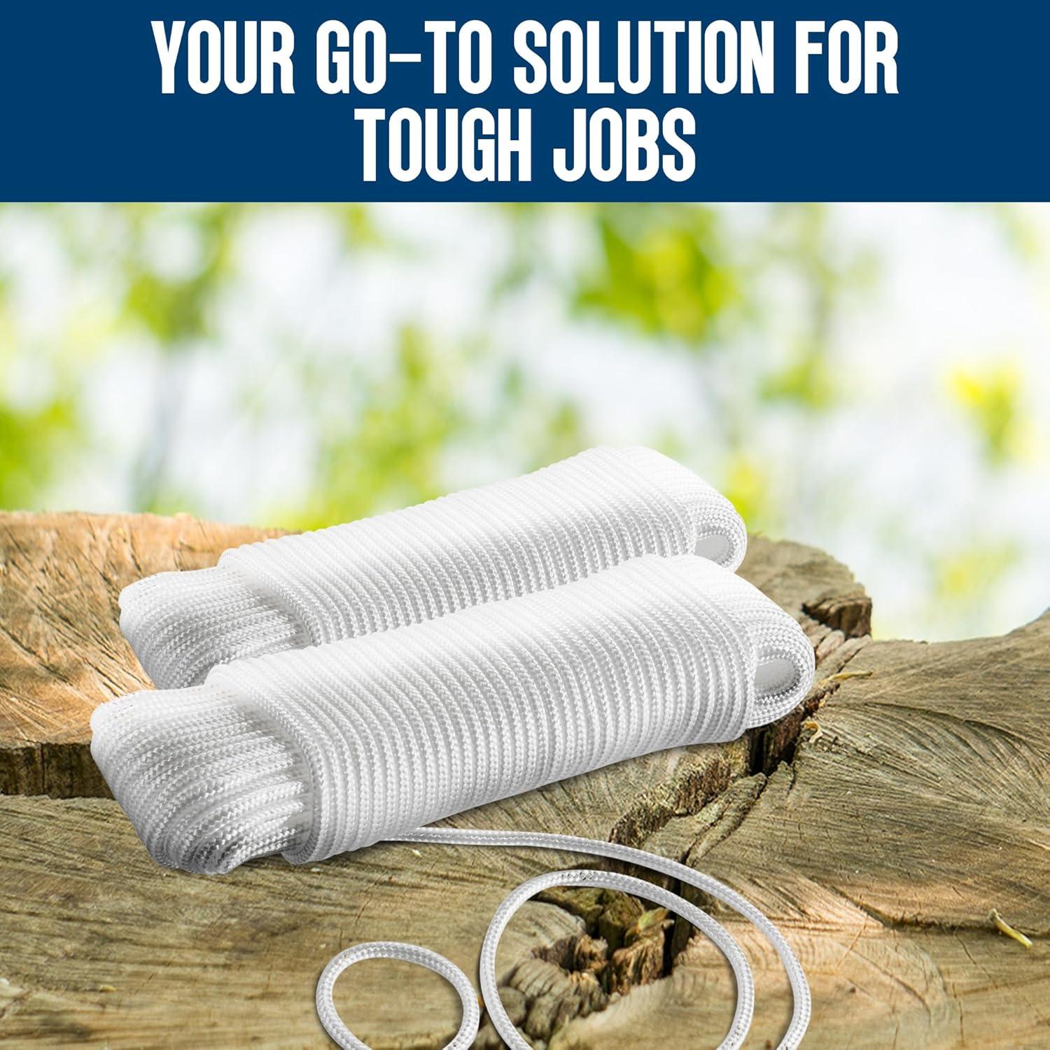 Cuerda de Nylon Trenzada MeasuPro 3/16" x 30.48m Multiusos