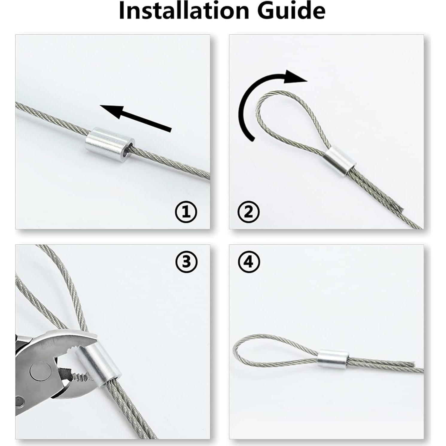 Cable de Alambre de Acero Inoxidable TOCESS 250m 368lbs