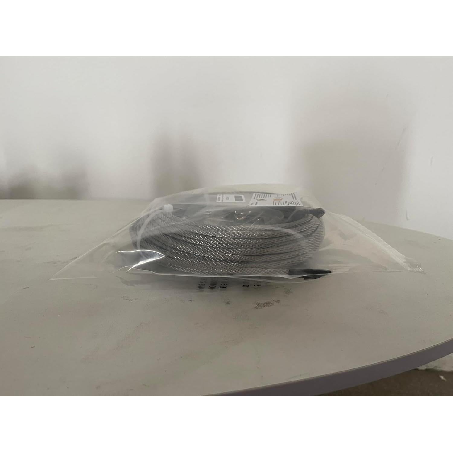 Cable de acero inoxidable 3/16 JINYI 30.48m 1678kg resistencia