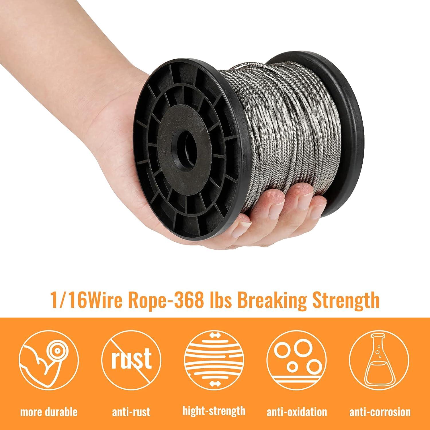 Cable de Alambre de Acero Inoxidable 304 1.5 mm 100 m 166 kg