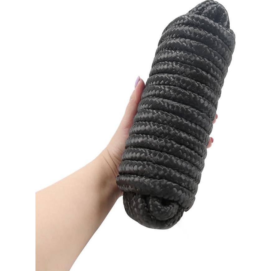 Cuerda trenzada de polipropileno GOLDEN COCK 9.75m 12mm negra