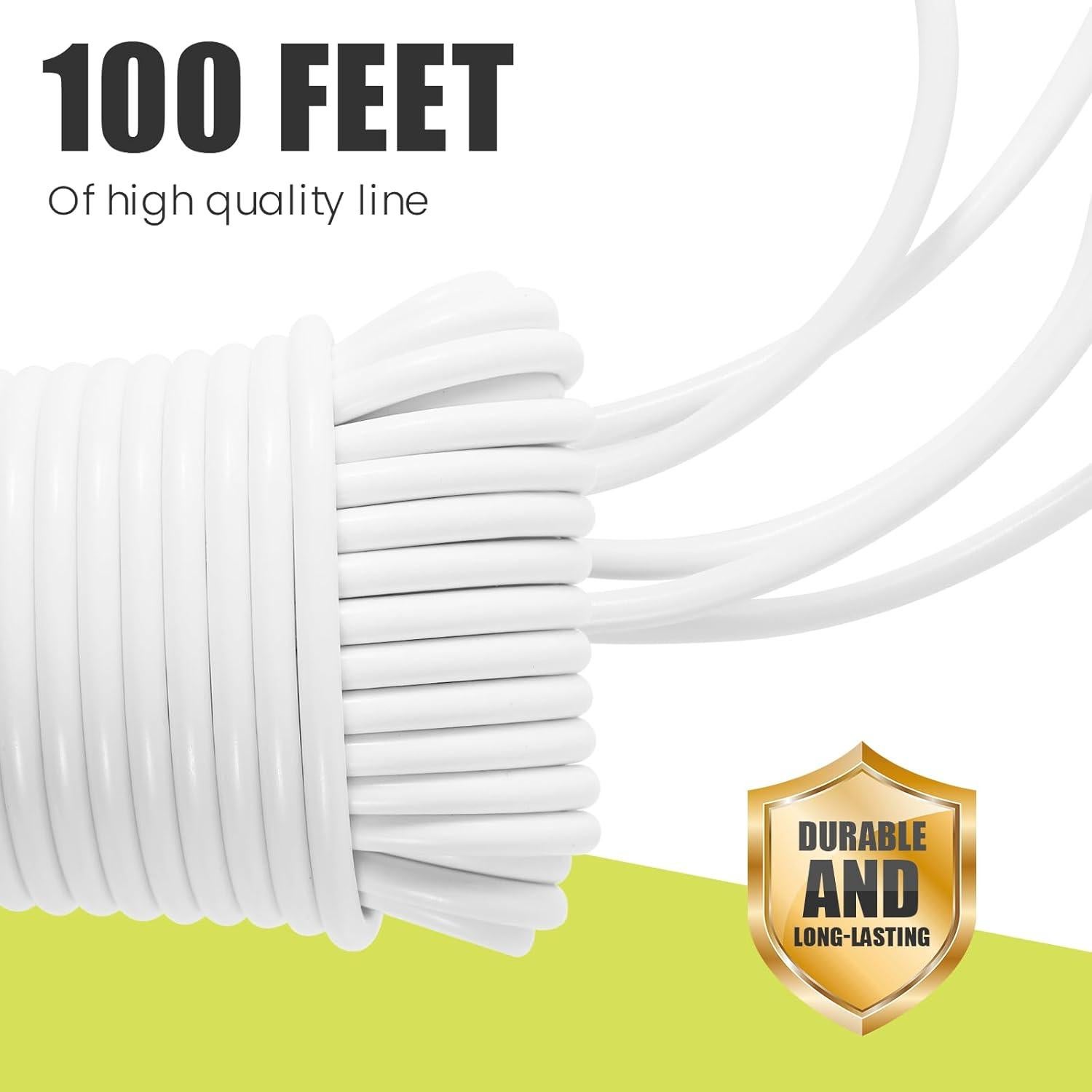 Cuerda de Ropa SDLTHR 100 pies (30.48 m) Plástico Reforzada