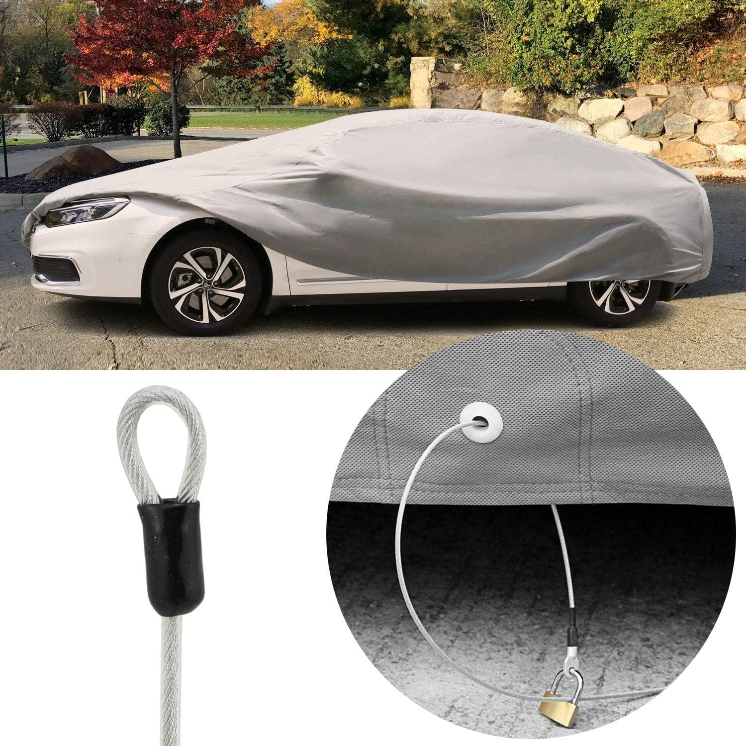 Cable de Acero Trenzado WANLIAN 2.0 m con Doble Anillo