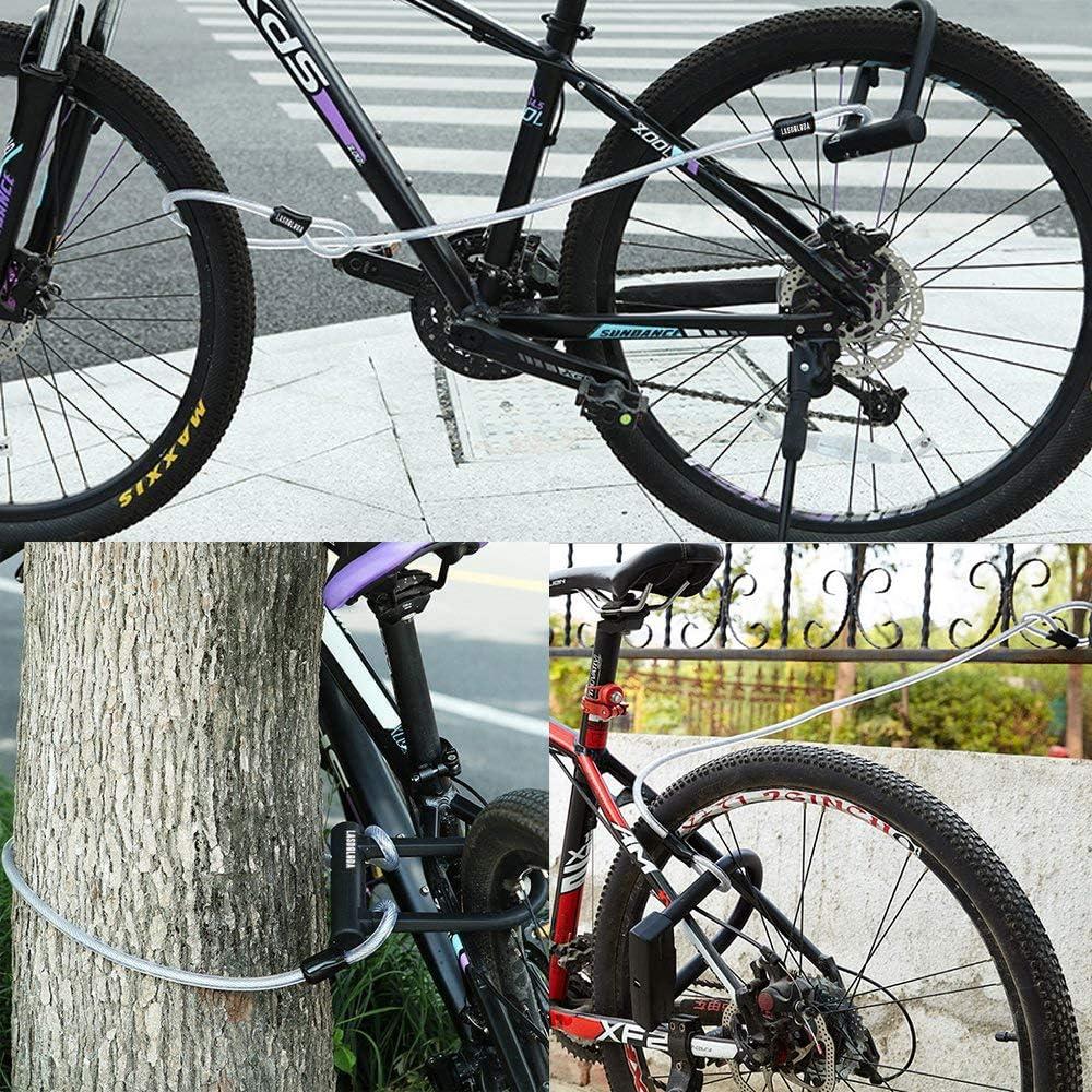 Cable de Acero Trenzado WANLIAN 2.0 m con Doble Anillo