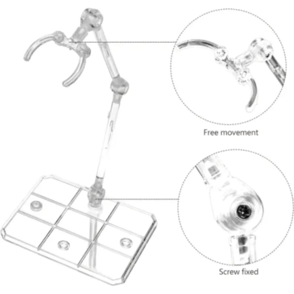 Soporte para Figuras de Acción TSY TOOL HG144 18 Pcs Transparente