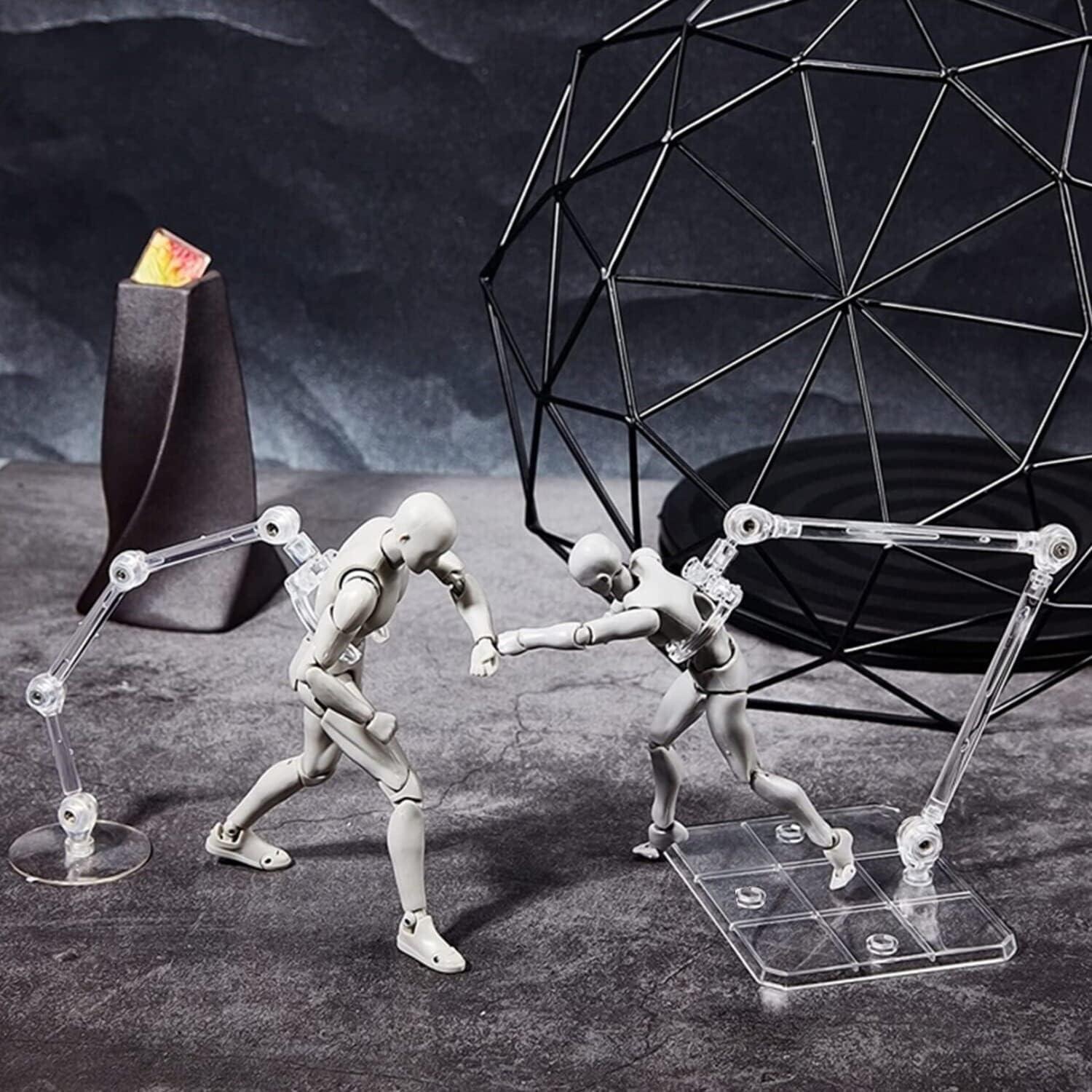 Soporte para Figuras de Acción TSY TOOL HG144 18 Pcs Transparente