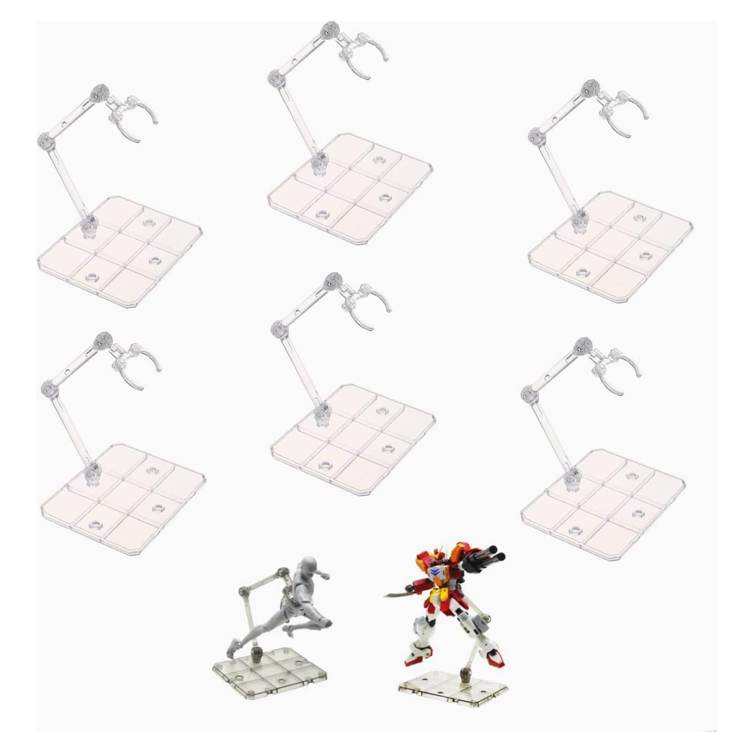 Soporte para Figuras de Acción TSY TOOL 6 Pcs HG144 Transparente