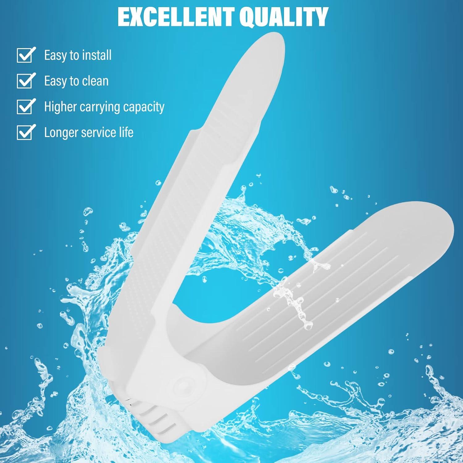 Organizador de Zapatos LEIMO, Paquete de 20, Doble Capa Ajustable