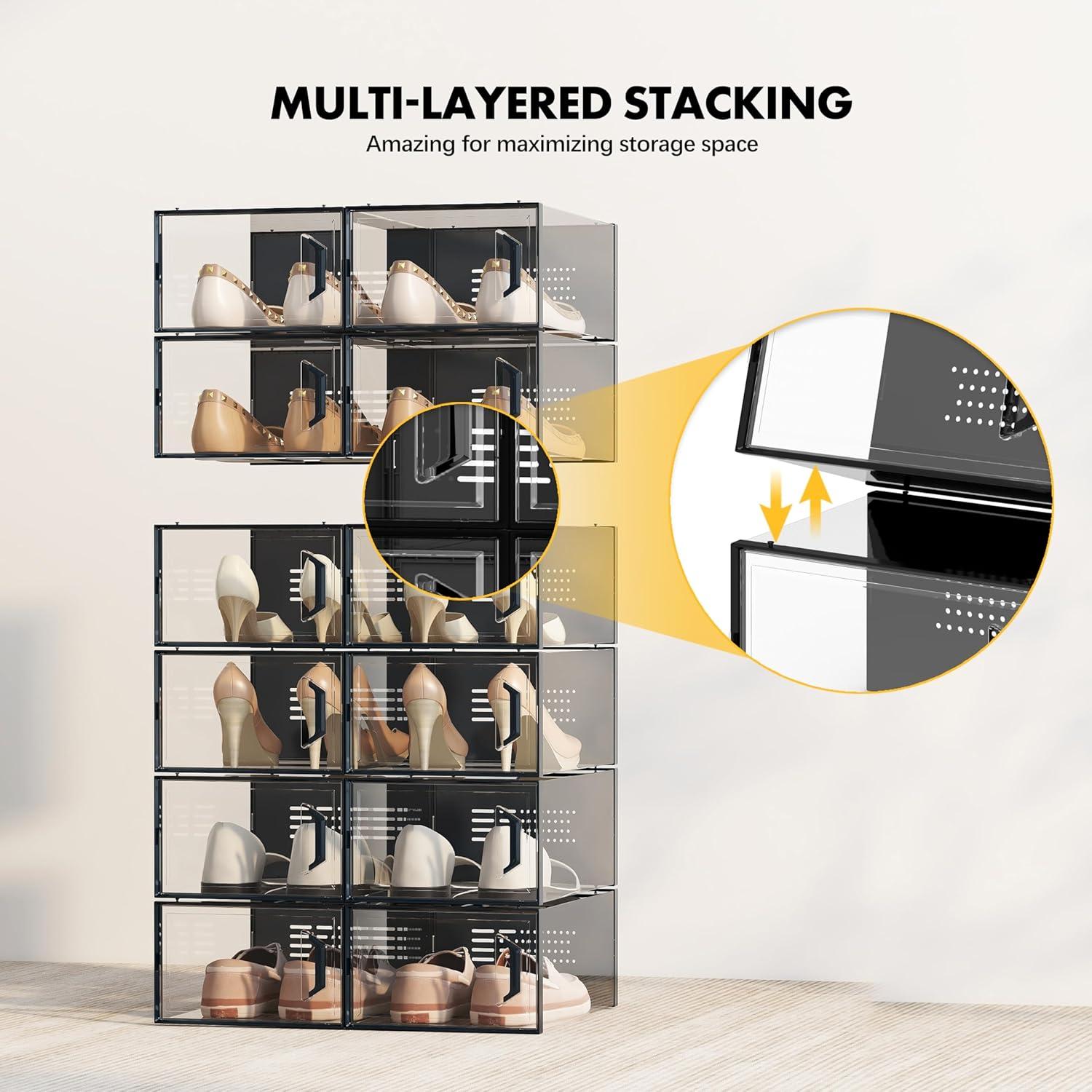 Caja de Almacenamiento de Zapatos VERANO XX-Grande 12 Piezas