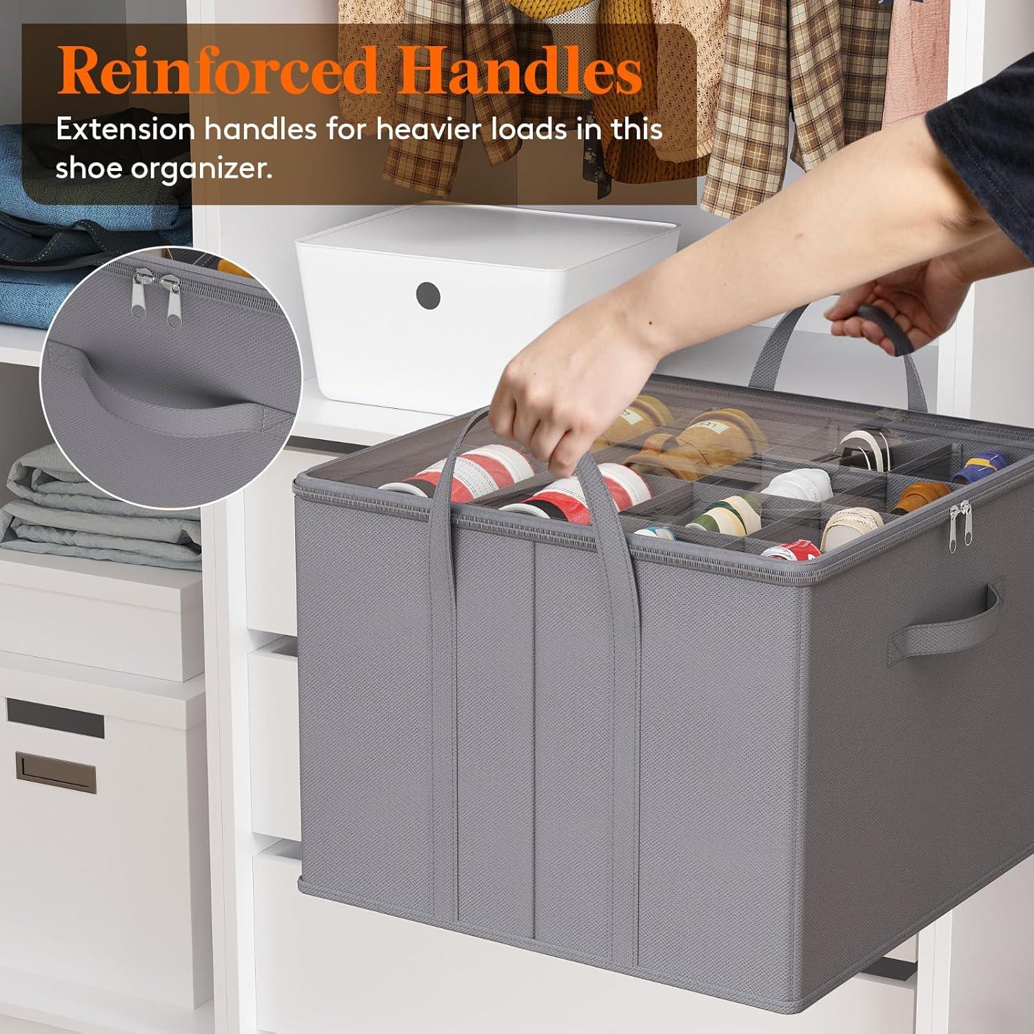 Organizador de Zapatos Lifewit 2 Piezas Gris 12-16 Pares