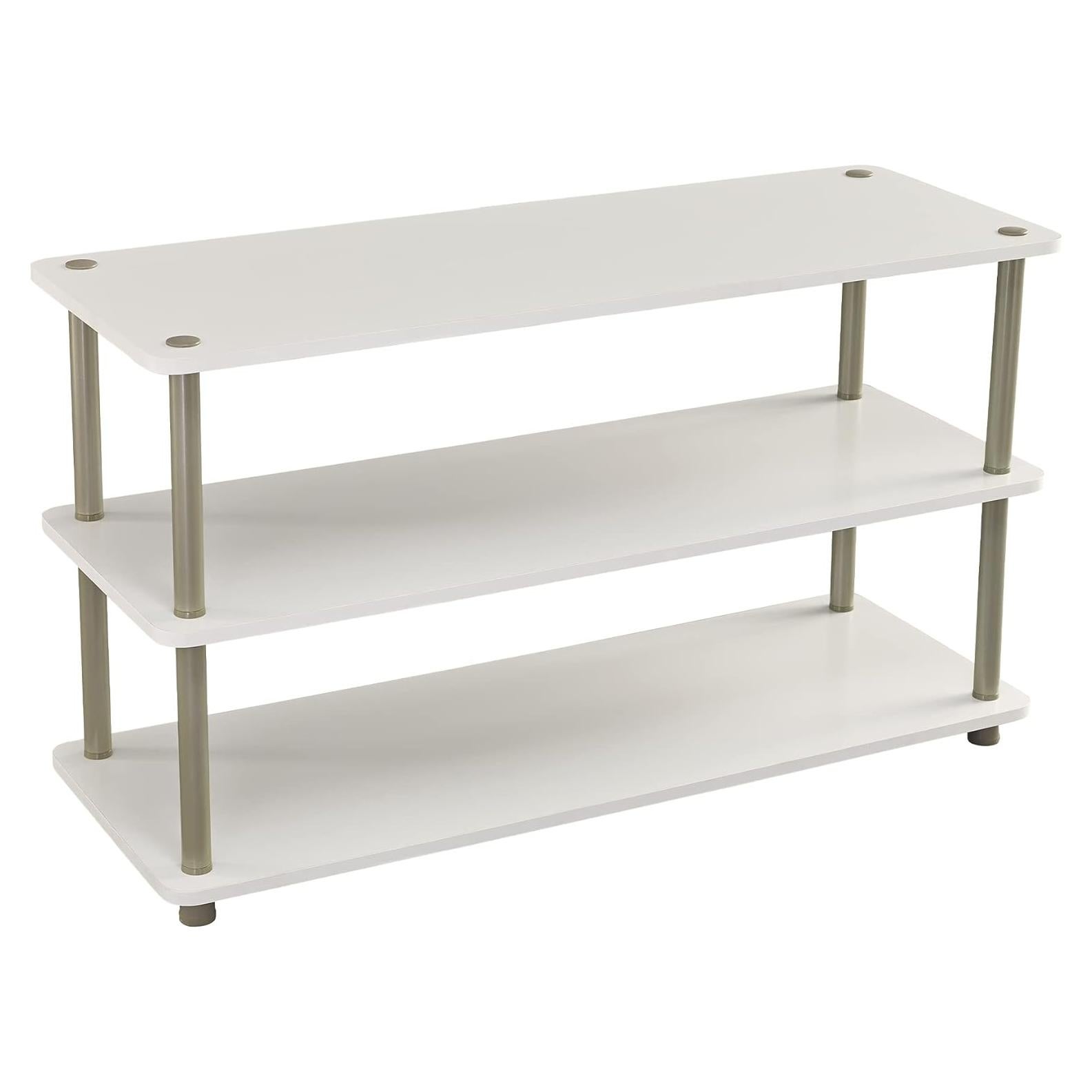 Estante organizador de 3 niveles ClosetMaid para zapatos blanco