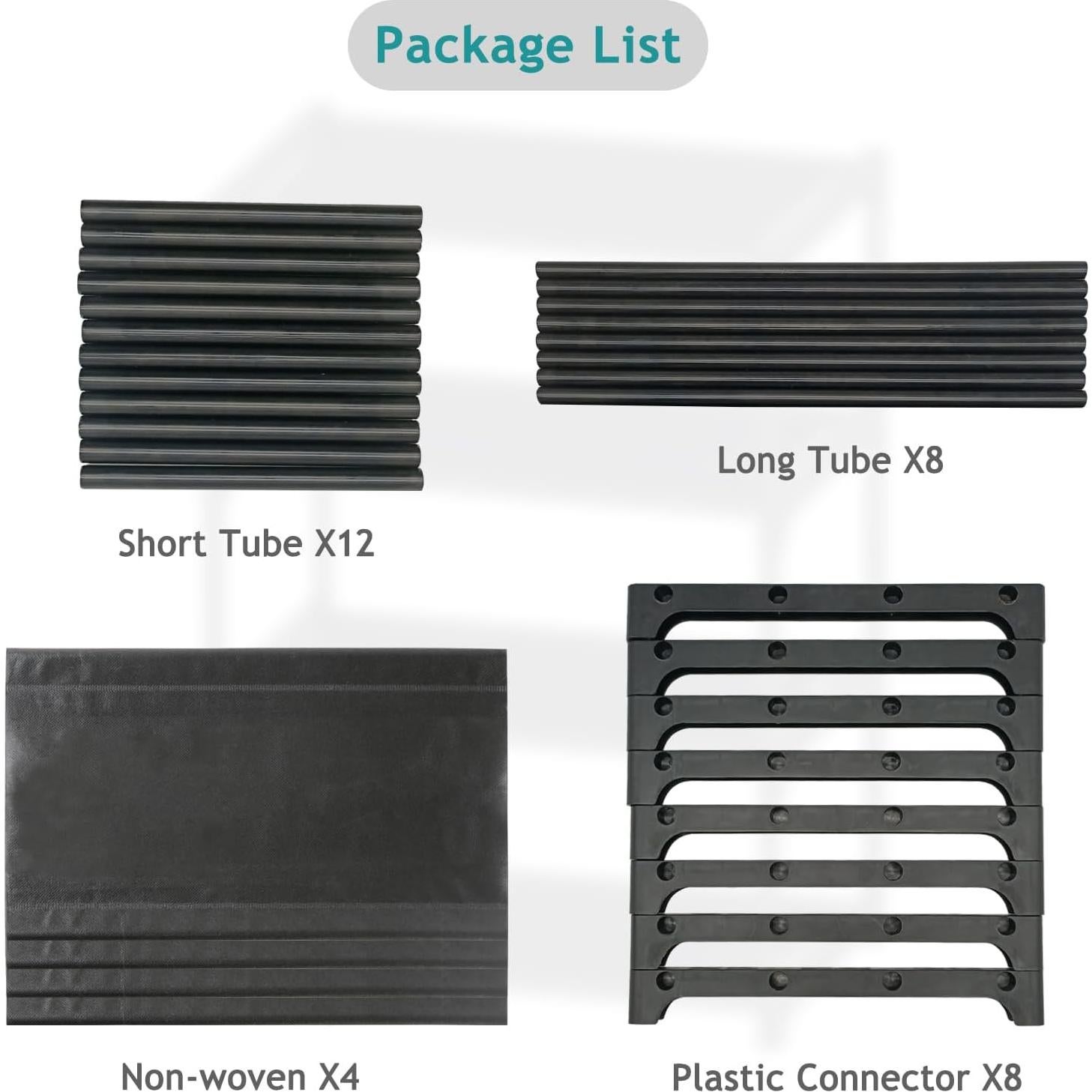 Estante para zapatos Autonomier 4 niveles apilable negro