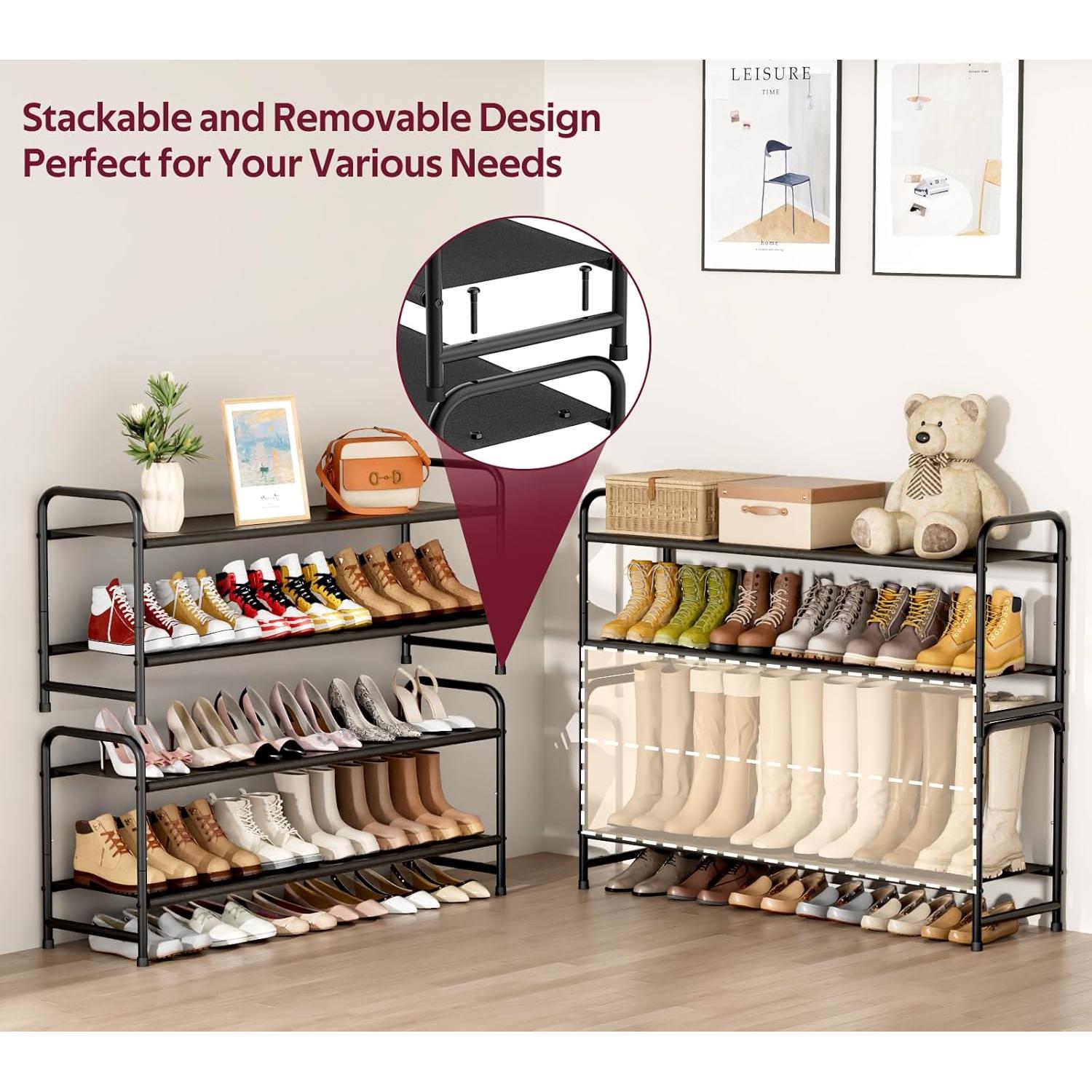 Estante Organizador de Zapatos SLEEPING LAMB 2 Niveles 18 Pares