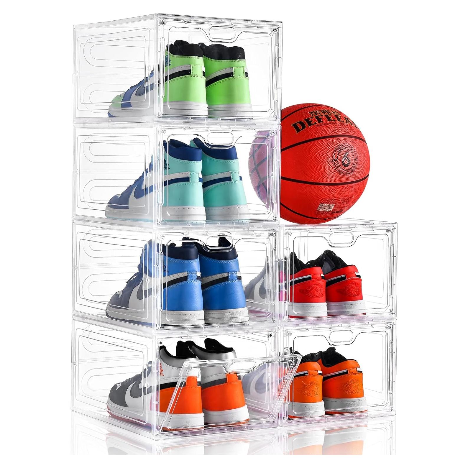 Paquete de 6 cajas de almacenamiento de zapatos INSTY 12L