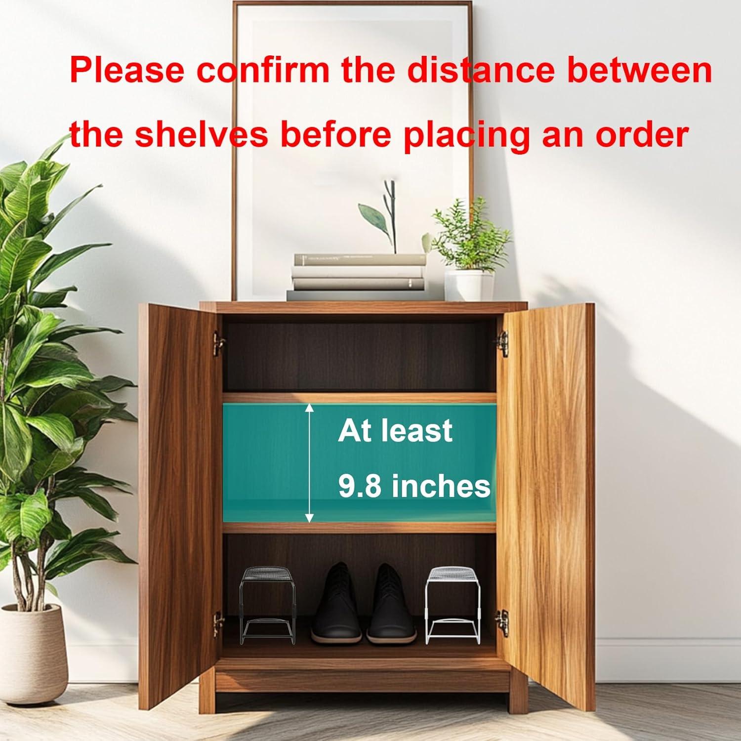 Organizador de Zapatos CiBiZi 10 Pack Metálico Negro