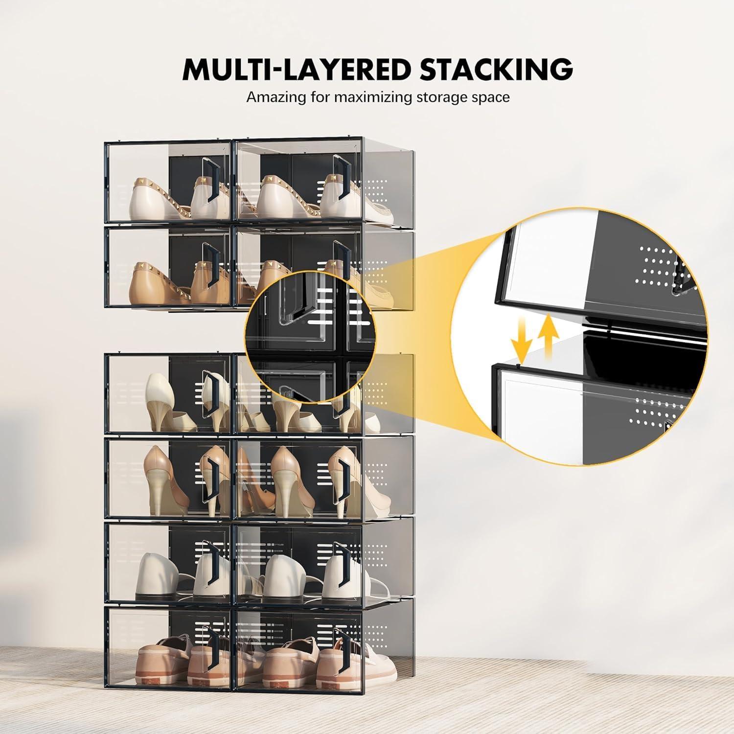 Caja de Almacenamiento de Zapatos VERANO X-Grande 12 Piezas