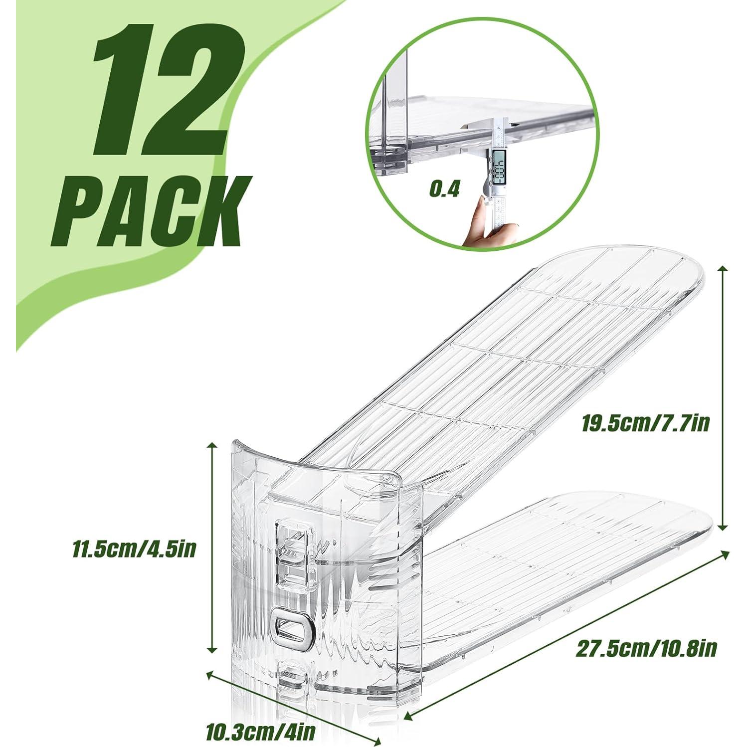Organizador de Zapatos Transparente MOOKNAT - Paquete de 12