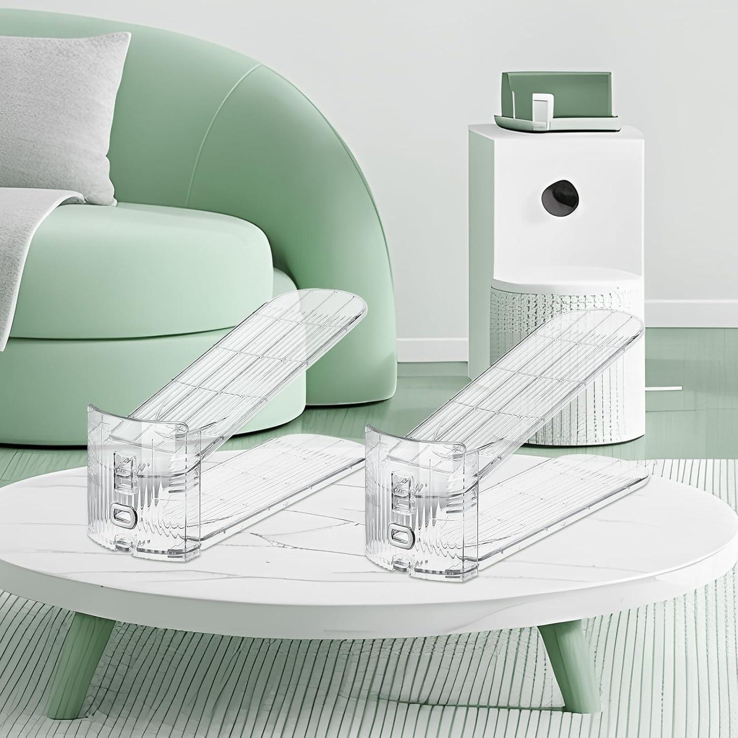 Organizador de Zapatos Transparente MOVDEET 12 Piezas Ajustable