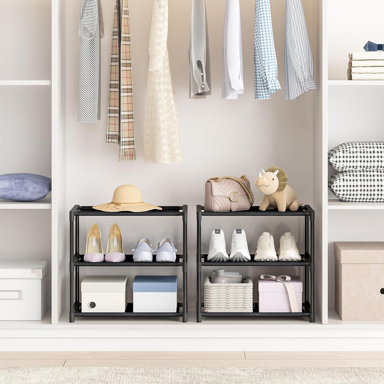 Organizador de Zapatos Pequeño Autonomier 3 Niveles 41.4x25.9cm