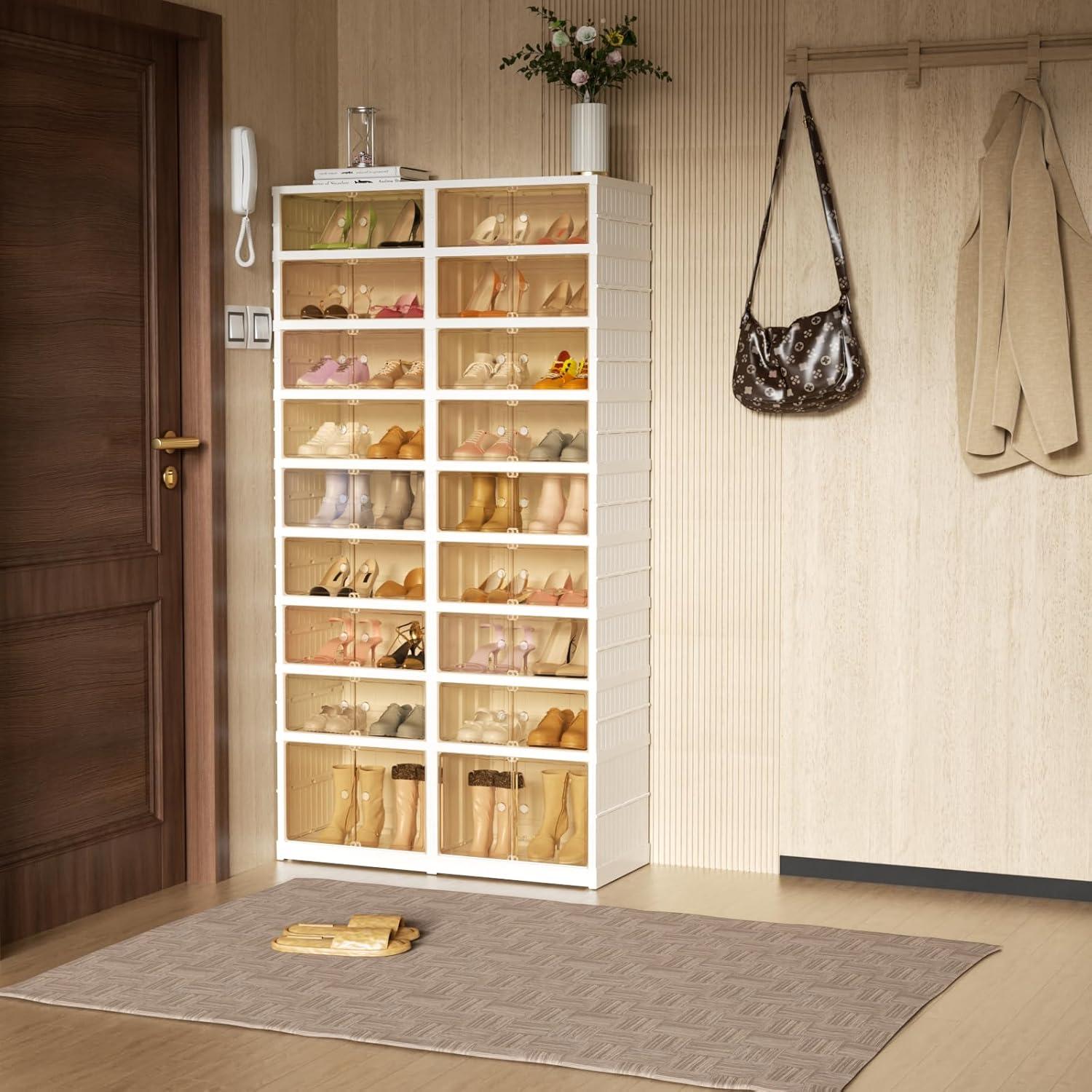 Organizador de Zapatos YIFOR 9 Niveles Plegable 36 Pares